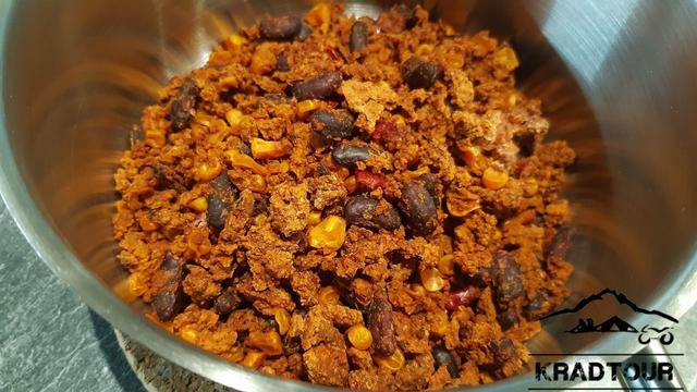 getrocknetes (gedörrtes) Chili con Carne