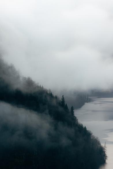 Cloudy morning at Königssee