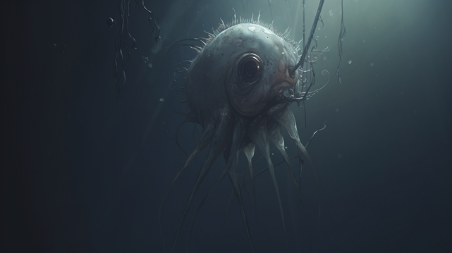 Midjourney: generated Image of a mystic fish
