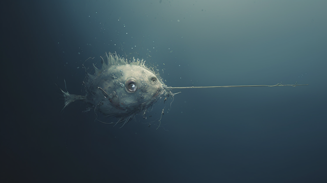 Midjourney: generated Image of a mystic fish
