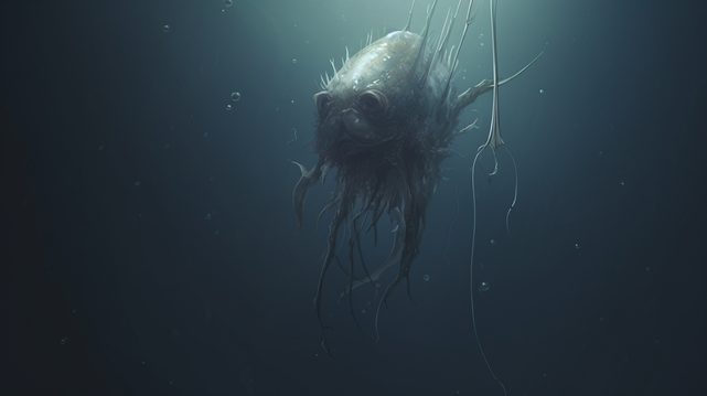 Midjourney: generated Image of a mystic fish