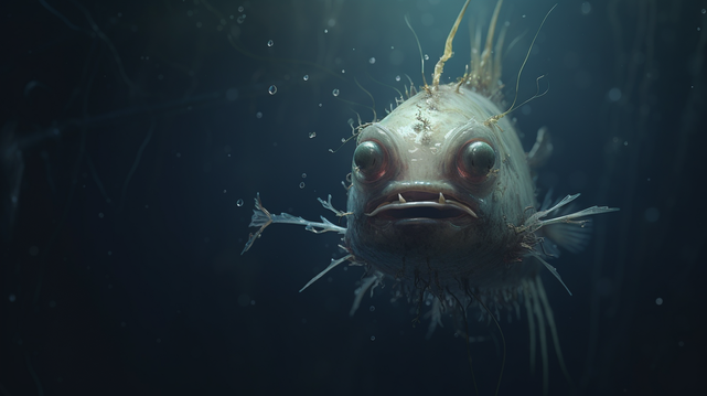 Midjourney: generated Image of a mystic fish
