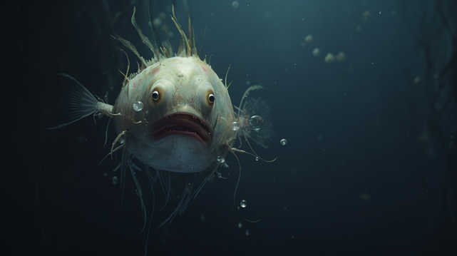 Midjourney: generated Image of a mystic fish