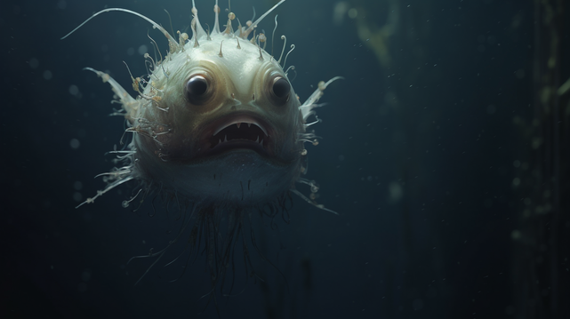 Midjourney: generated Image of a mystic fish