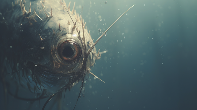 Midjourney: generated Image of a mystic fish