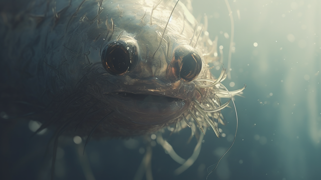 Midjourney: generated Image of a mystic fish