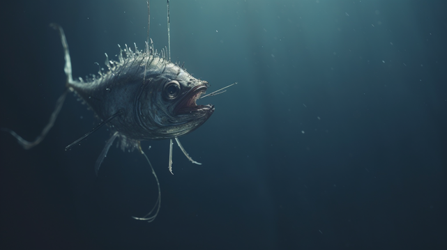 Midjourney: generated Image of a mystic fish