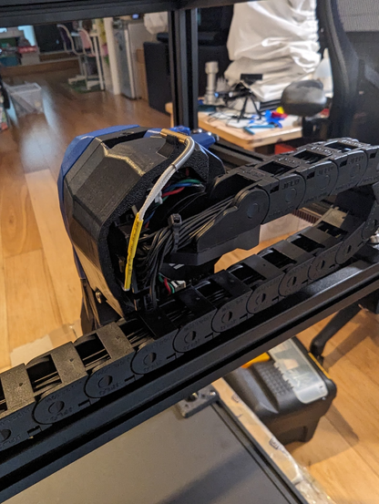 Wire loom on the toolhead