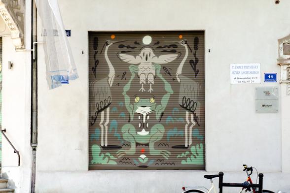 Artwork by Andrzej Poprostu in Toruń, Poland