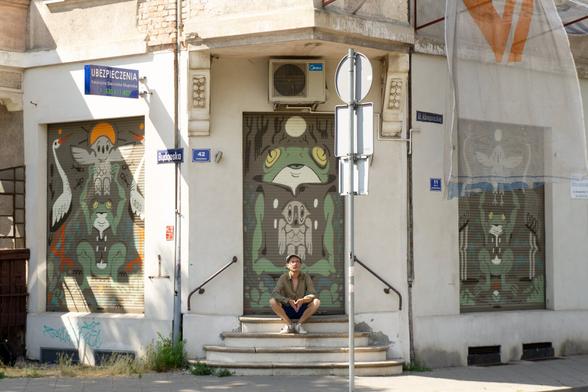 Artwork by Andrzej Poprostu in Toruń, Poland