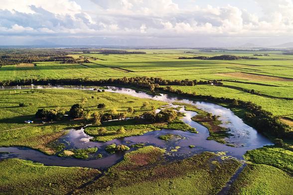 photo - saltwater wetlands, Mungalla Station, Queensland, Australia