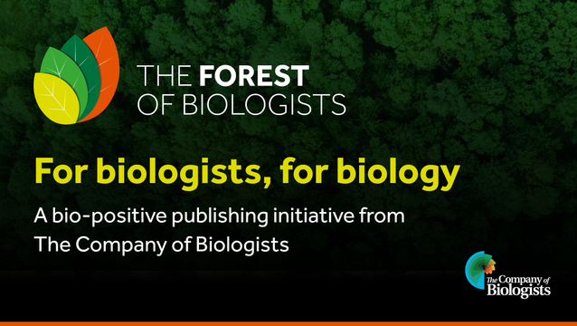 THE FOREST OF BIOLOGISTS For biologists, for biology 
A bio-positive publishing initiative from The Company of Biologists