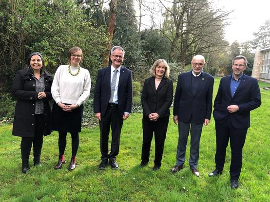Brasilian CAPES-Delegation with DFG secretary general Dr. Heide Ahrens.