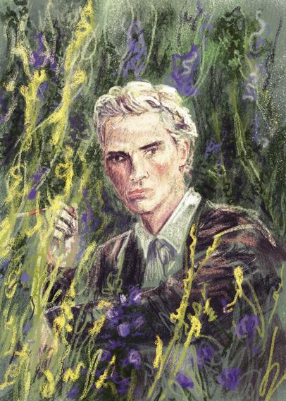 Pastel portrait of gentleman