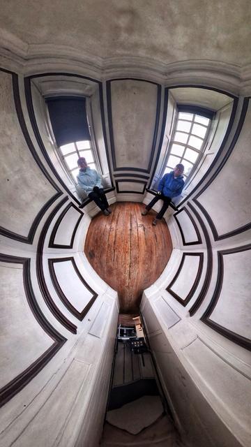 A 360 image taken inside Seaton Delaval Hall in North Tyneside