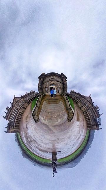 A 360 image taken inside Seaton Delaval Hall in North Tyneside
