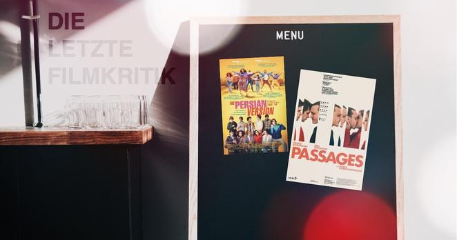 Filmposter von The Persian Version & Passages auf dem Cover des Podcasts "Die Letzte Filmkritik".