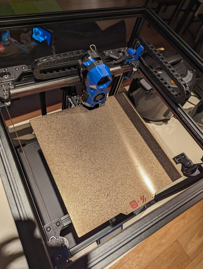 Voron Trident print bed and toolhead