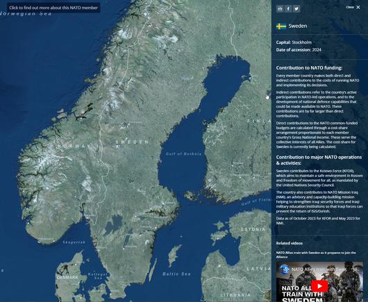 wen map - - NATO On The Map - Sweden with callout