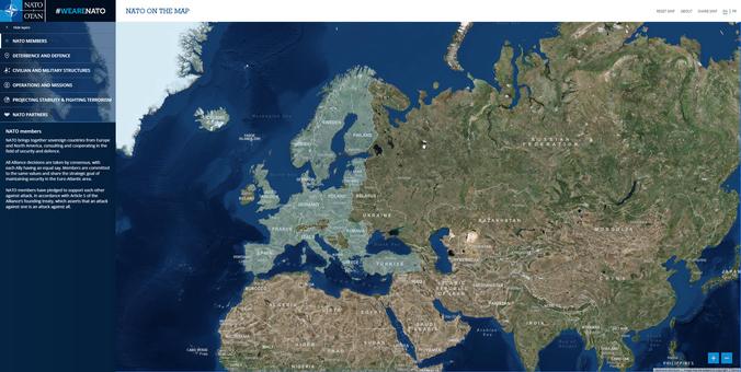 wen map - - NATO On The Map - Europe (overview)