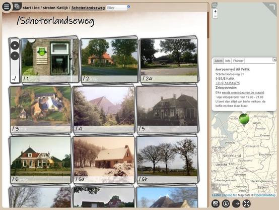 Een screenshot van de beeldbank (Schoterlandseweg)