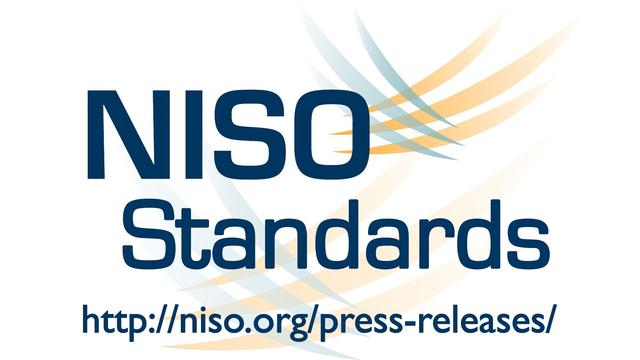 NISO standards logo with URL: http://niso.org/press-releases/
