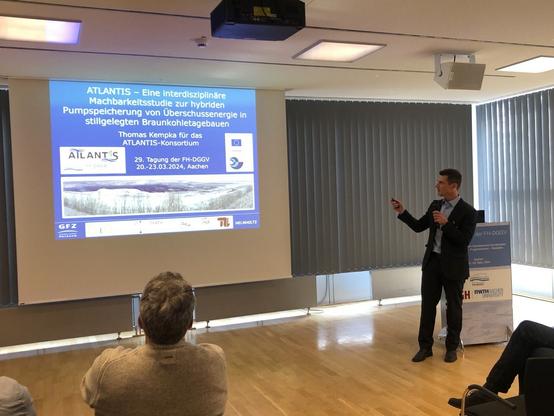 Thomas Kempka provides overview presentation of the ATLANTIS project findings