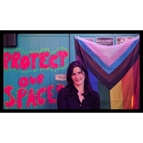 Photographer Chloe Sherman at Mother Bar in San Francisco