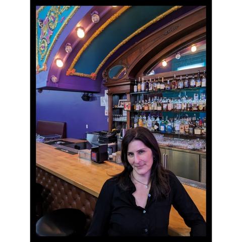 Photographer Chloe Sherman at Mother Bar in San Francisco