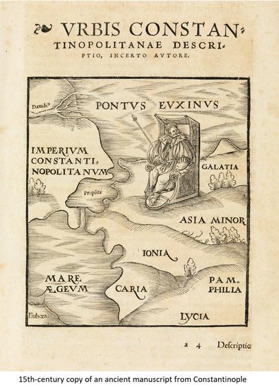cover - A 15th-century copy of an ancient manuscript from Constantinople.
