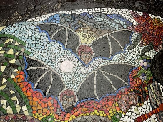 Habitat for bats, Bellingen mosaic