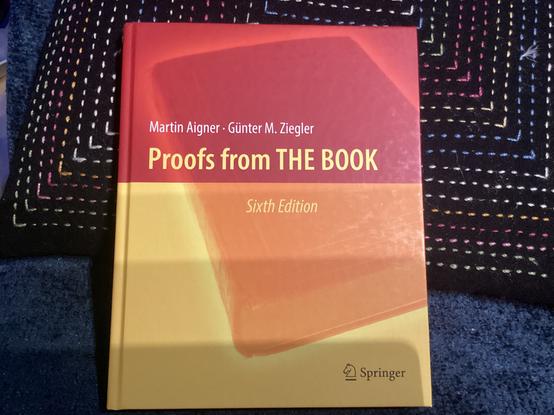 Buch: proofs from the book, autors Aigner and Ziegler.