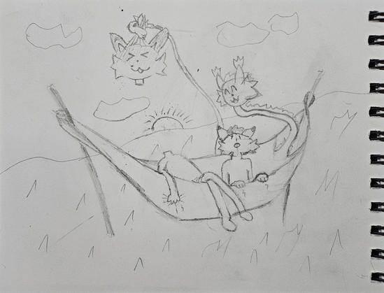 A very cozy hammock session