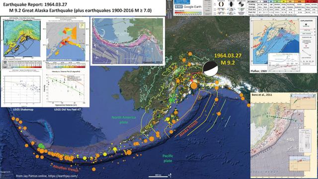 maps and charts - 1964 Great Alaska Earthquake & Tsunami