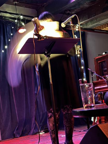lydia lunch performing spoken word poetry