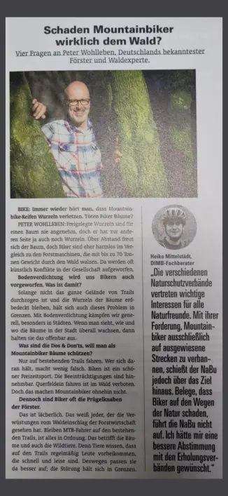 Schaden Mountainbiker dem Wald? - Die Meinung eines Försters