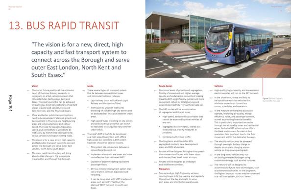 Thurrock Council
Transport Vision and Issues and Opportunities Update

Bus Rapid Transit