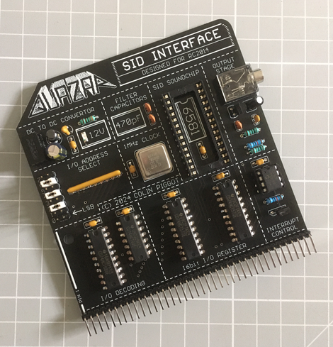 v1.2 of my SID Soundchip Interface, designed for the RC2014 and compatibles with a RC style expansion slot. Can also work with the ZX Spectrum via my ZX-RC Bus Interface.