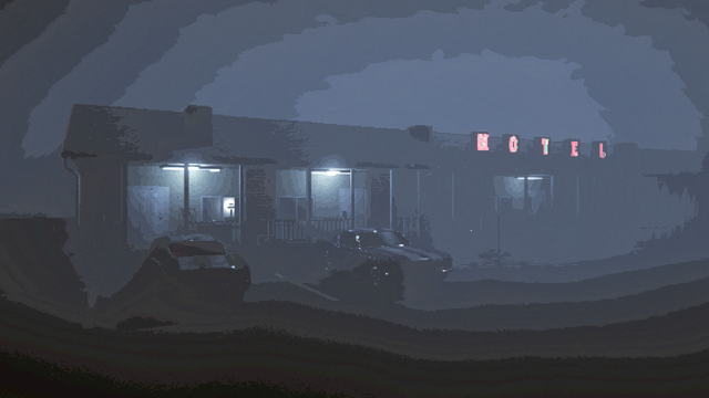 Guest housing at the Grand Rock Motel