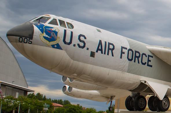 Boeing B-52B Stratofortress 52-0005 #photography #airplanes #avgeek #aviation #wingsovertherockies #highlight #wingsmuseum #b52 #bomber #aircraft #usairforce #strategicaircommand #aircombatcommand #airforceglobalstrikecommand #airforcereservecommand #airforcematerielcommand #nasa #fairchildafb #unitedstatesairforceacademy (Flickr 05.06.2017) https://www.flickr.com/photos/7489441@N06/35005325062