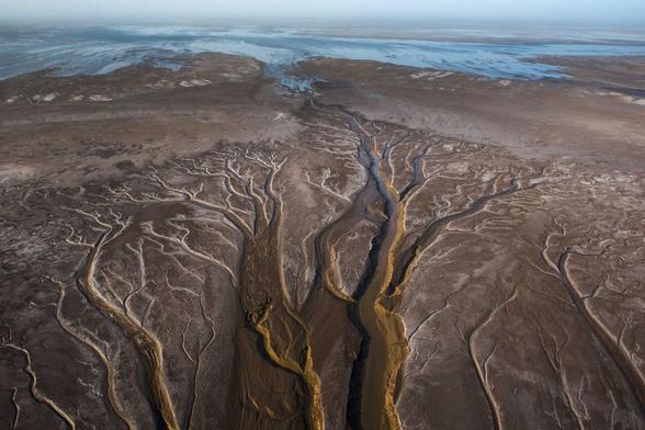 aerial photo - oblique - Colorado River delta, Mexico