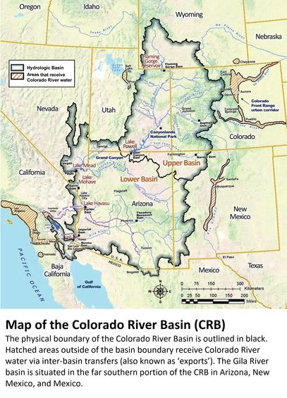 map - Colorado River Basin (CRB)