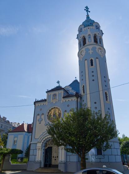 Blue church in Bratislava