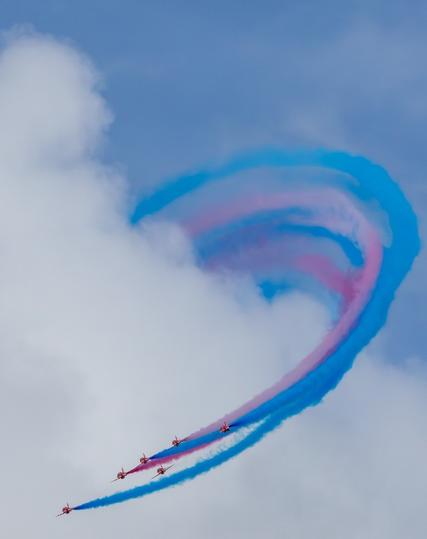 #RIAT2023 The Royal Air Force Red Arrows #avgeek #aviation