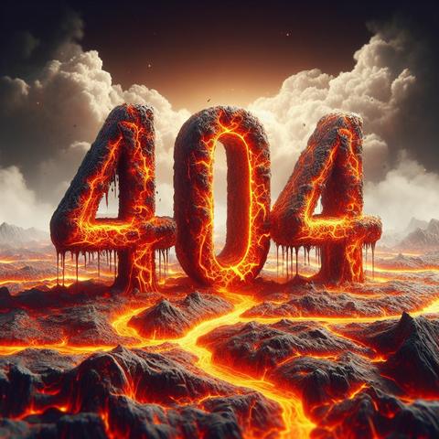 «Create by Bing Image Creator»
The letters "404" protrude from the ground due to the boiling magma caused by the faults activated by tectonic movements. Amazing high resolution, high resolution photorealistic, fantasy unique effects, micro hallucinogenic effects that convey the wonder of nature. (Creative Word Art)