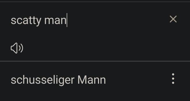 DeepL übersetzt "scatty man" als "schusseliger Mann".

DeepL translating "scatty man" as "schusseliger Mann".