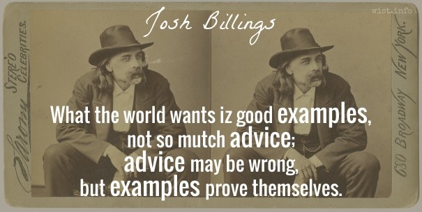 Billings - good examples - wist_info quote
