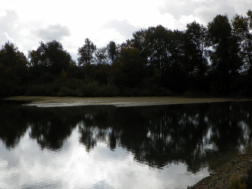 A photo titled "GOC Tring 106: Wilstone Reservoir", taken near Weir, Wilstone Res discharge by Peter O'Connor aka anemoneprojectors on Flickr.