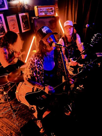 The punk band "Scumbag Millionaire" from Sweden performing live in Germany 2022.
