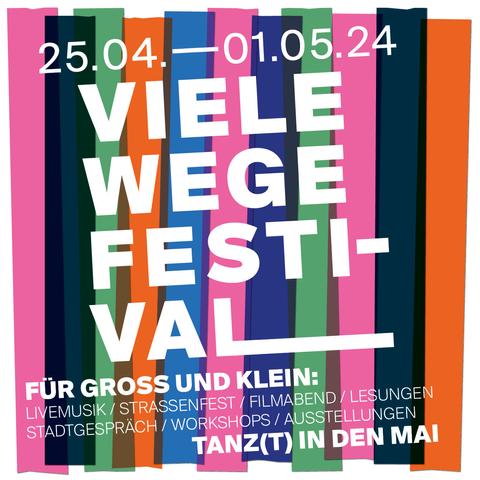 Plakat vom Viele Wege Festival Zwickau